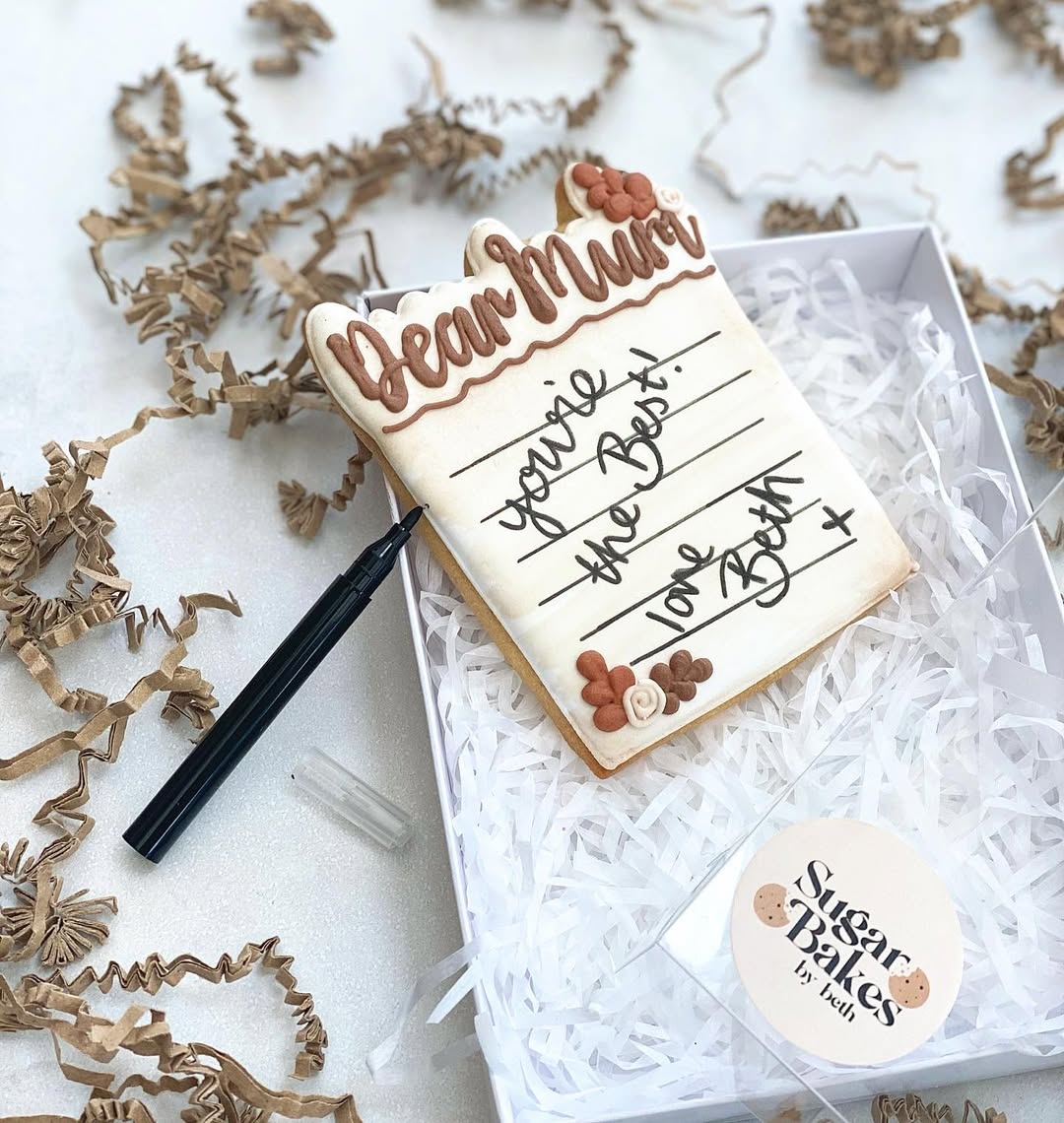 Letter Cookies