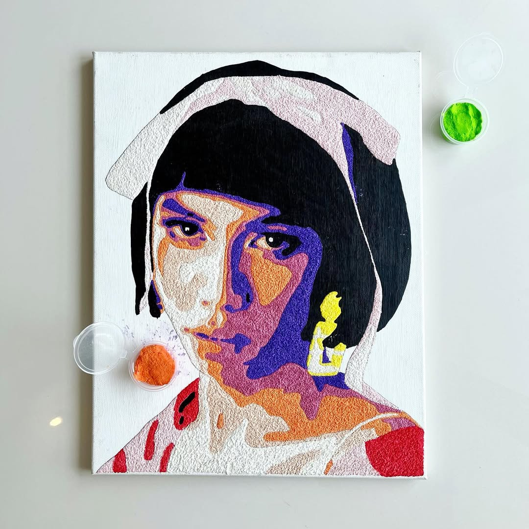 Paint Abstract Portrait