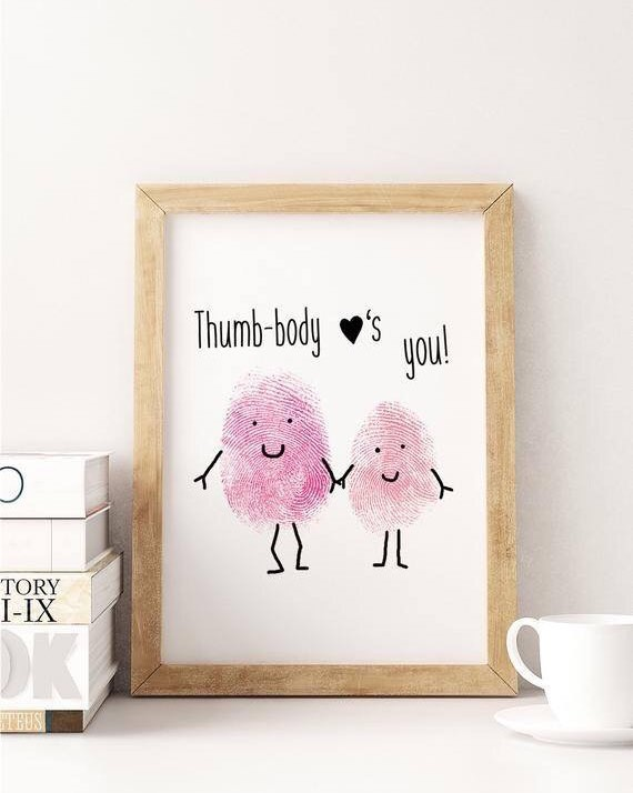 DIY Fingerprint Art
