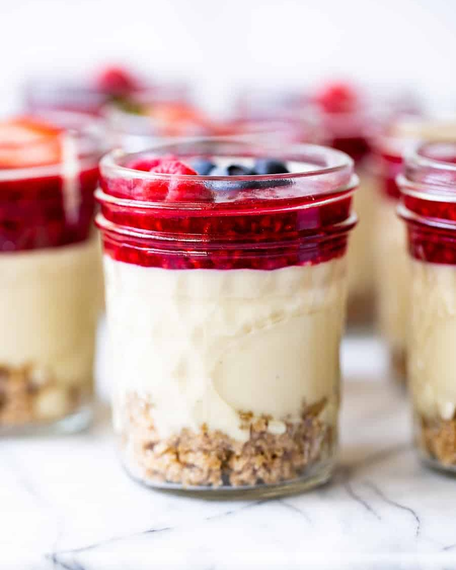 No-Bake Cheesecake Jars