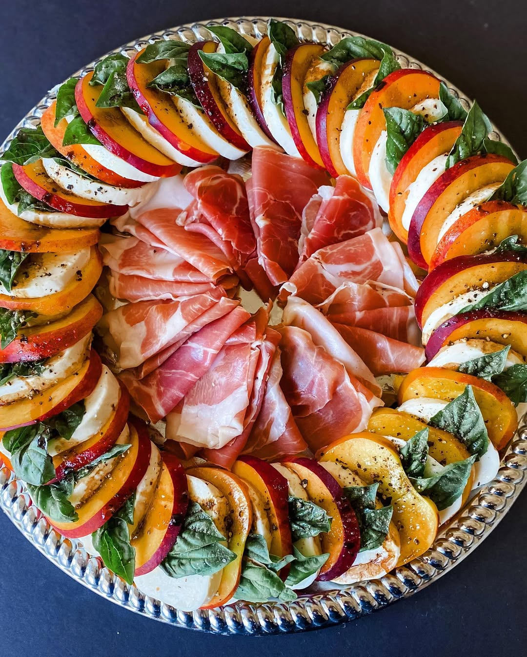 Peach Caprese