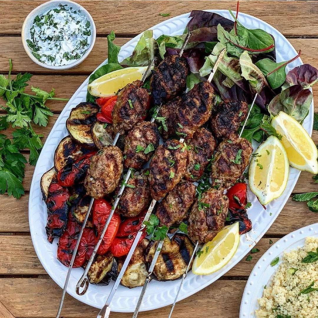 Barbecue Lamb Koftas