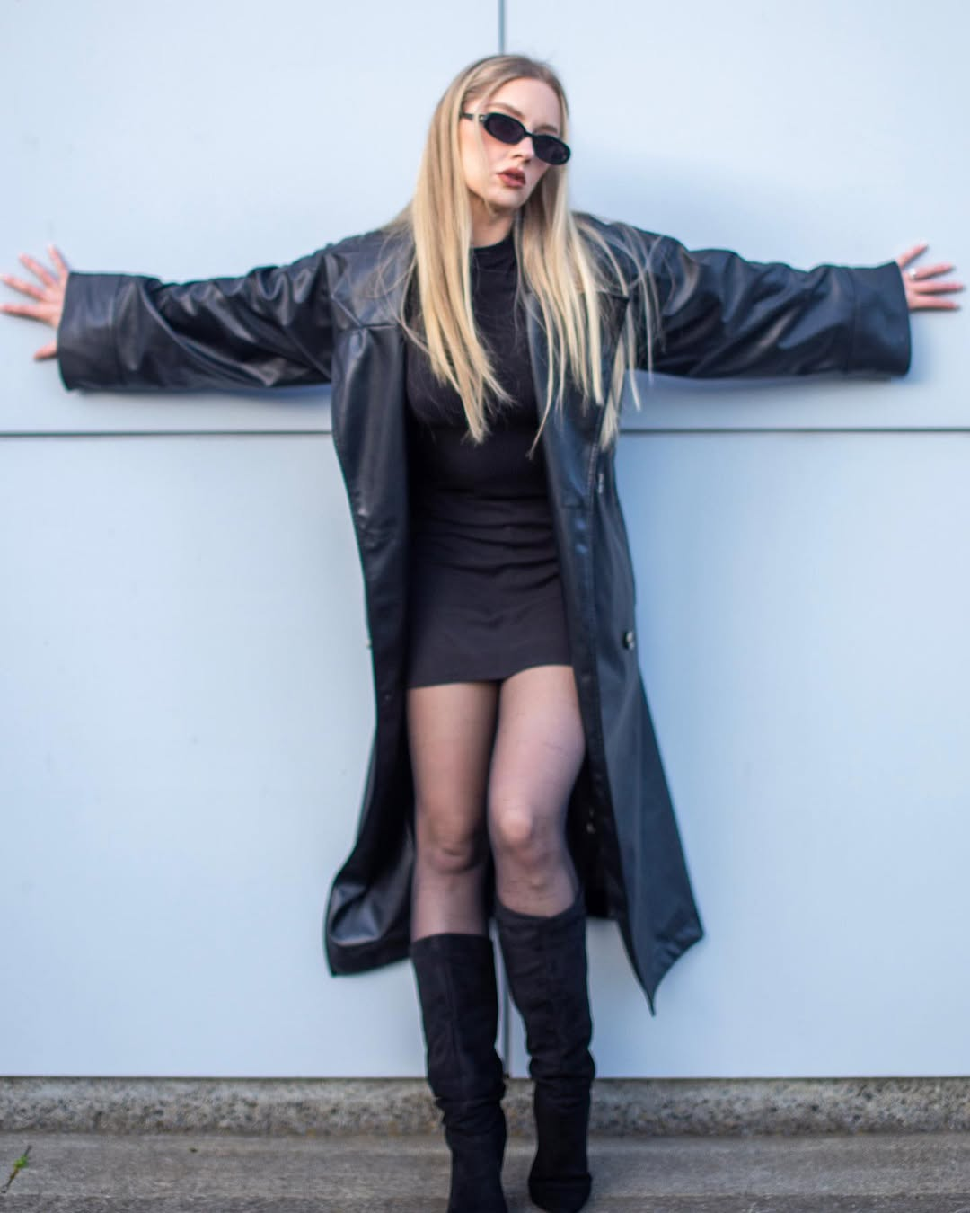 Leather Trench Coat