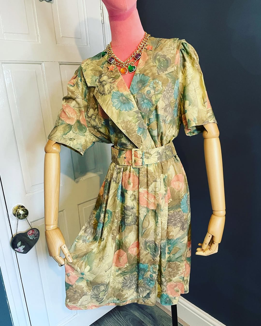 80s Belted Dress
