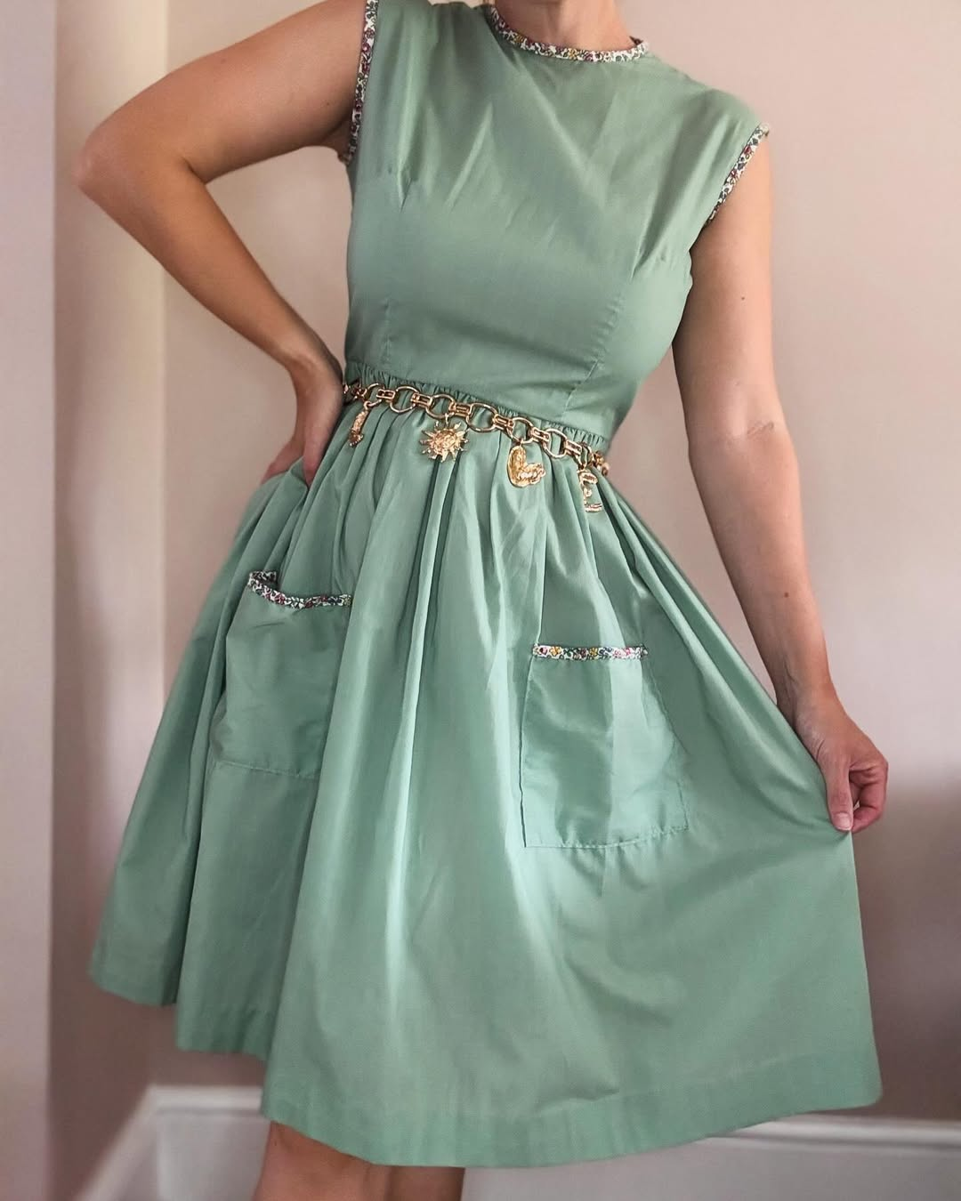 1950s Full Skirt Dress