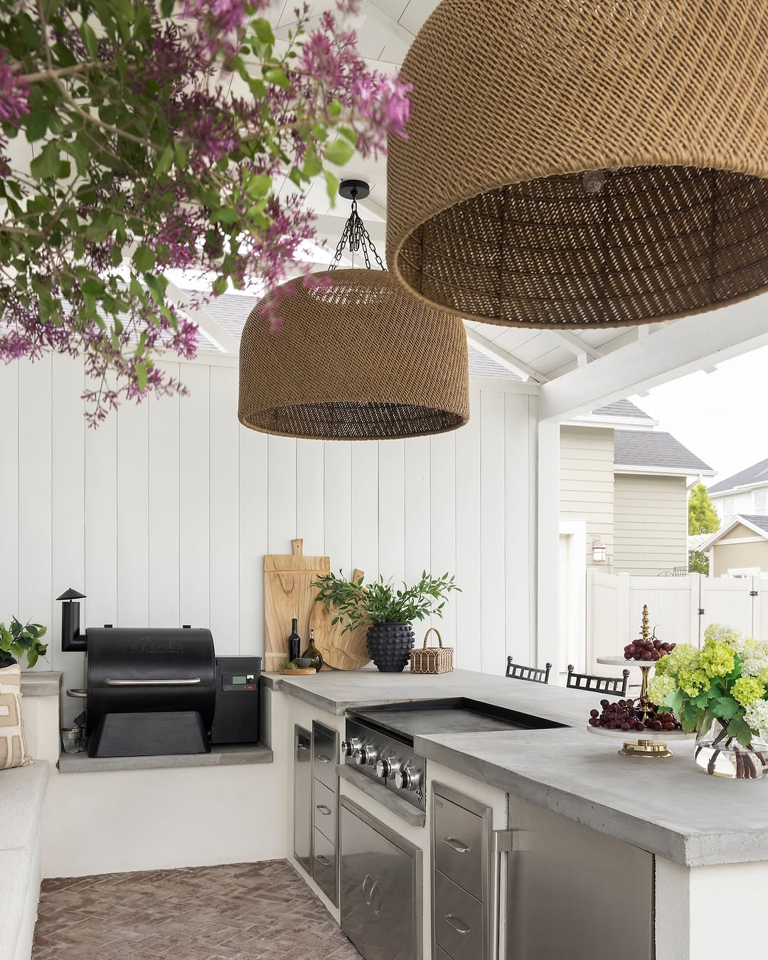 All White and Earthy Textures