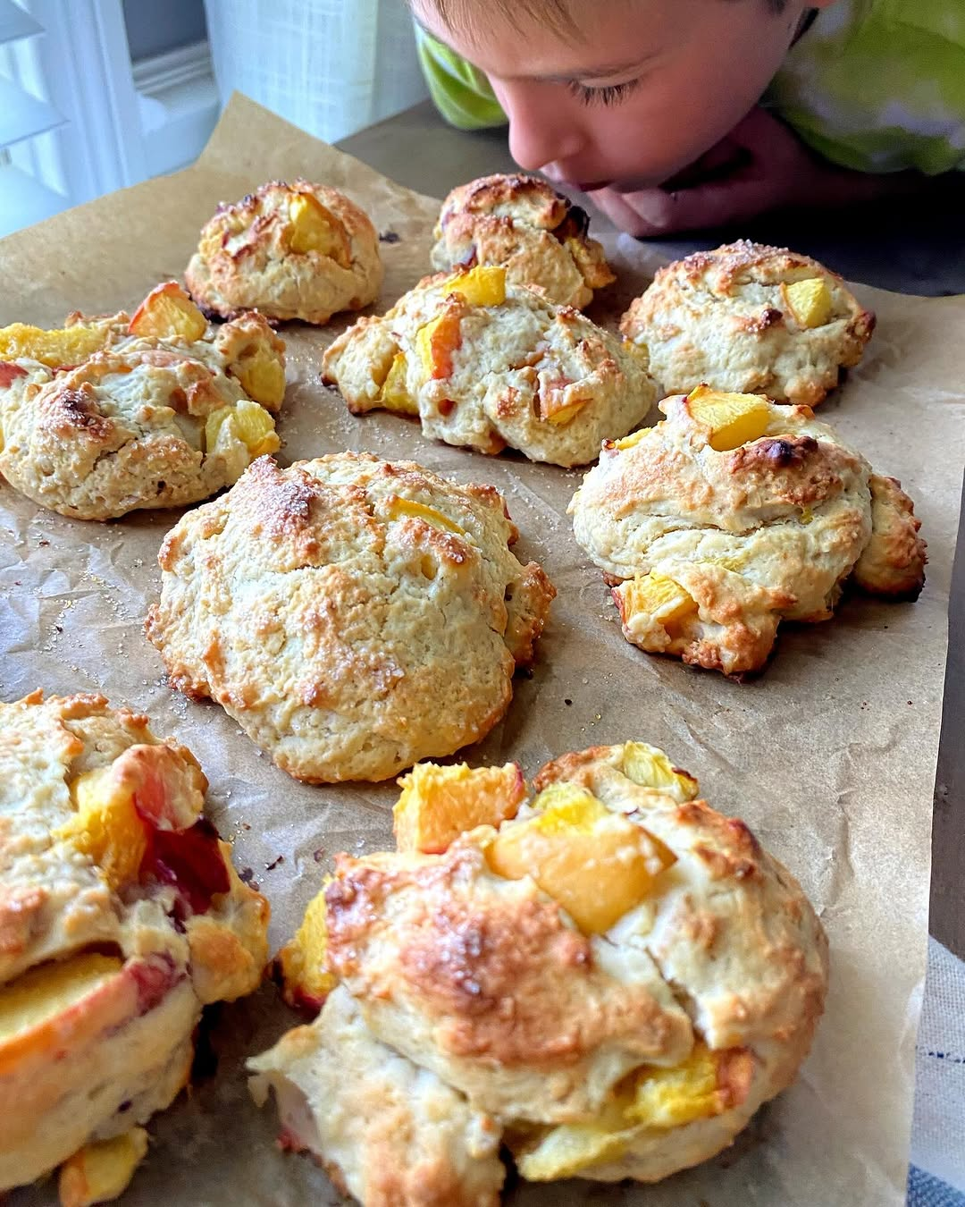 Easy Peach Scones