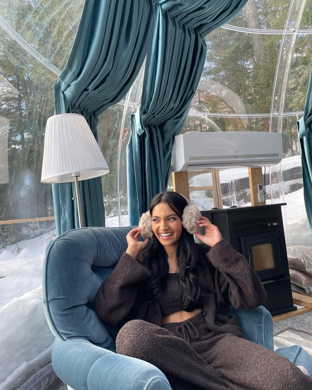 Fuzzy Muffs and Cozy Wool for Winter Glamps