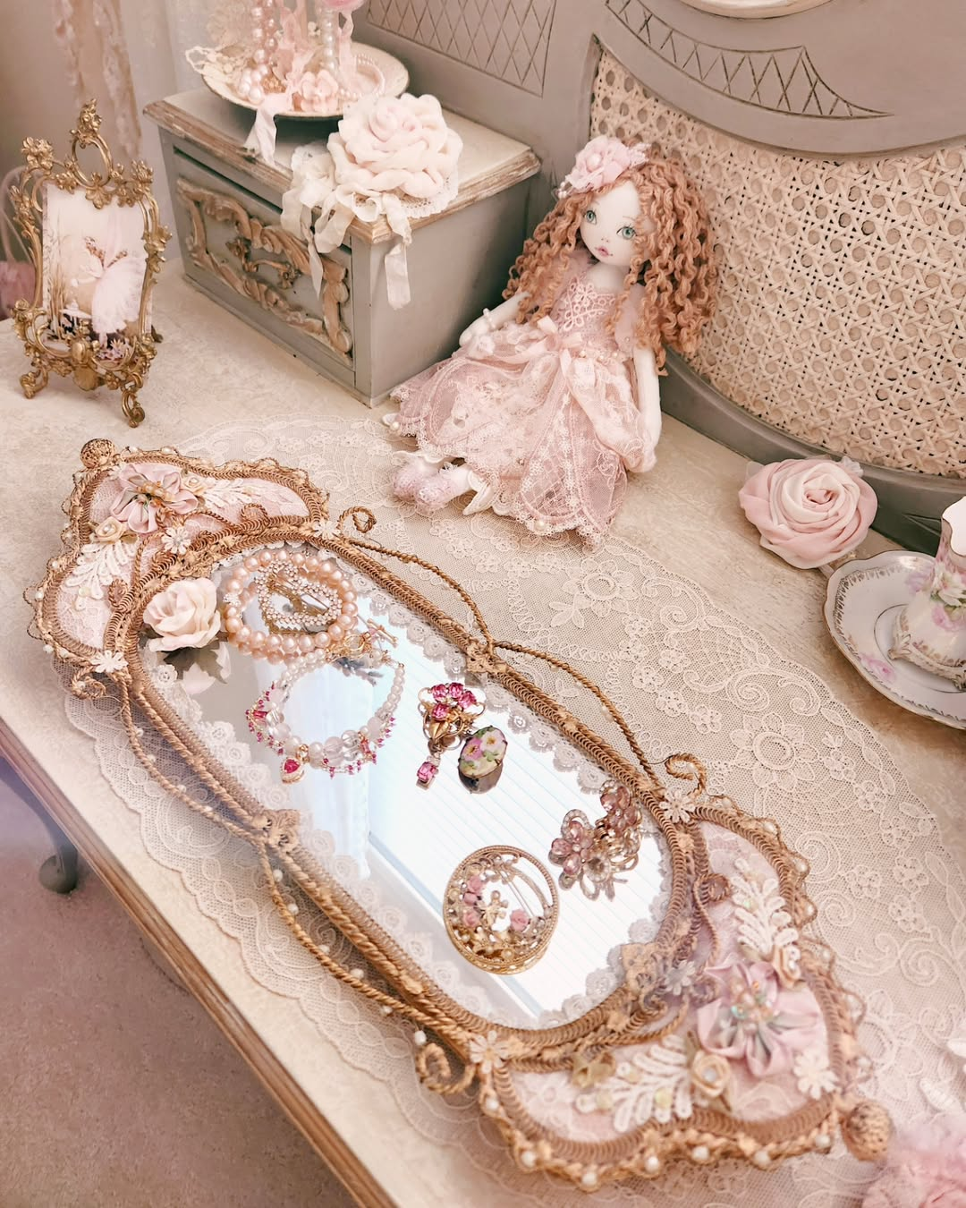 Pretty Tray for Storage and Display