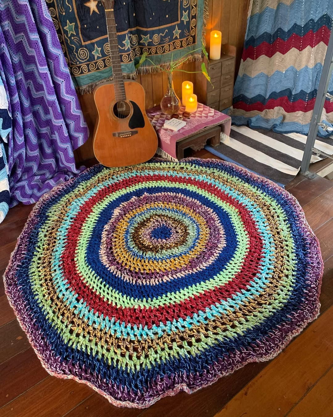 Woven Round Rug