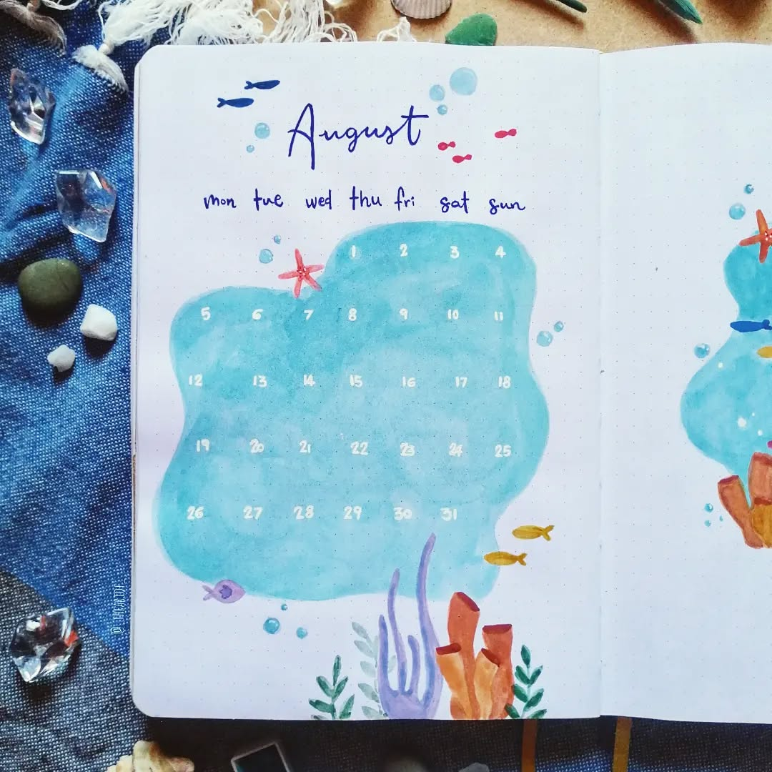 Watercolor Spread