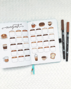 20 Creative August Spreads Bullet Journal for a Beautifully Organized Month
