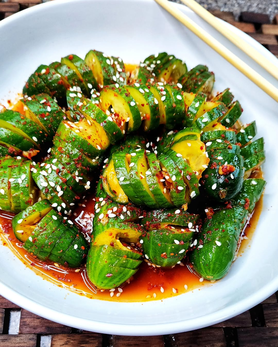 Spiral Cucumber Salad