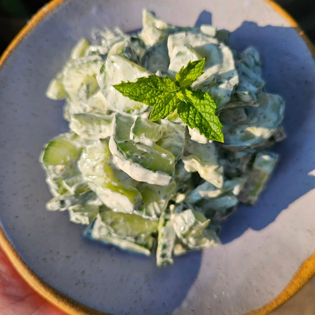 Mint Cucumber Salad