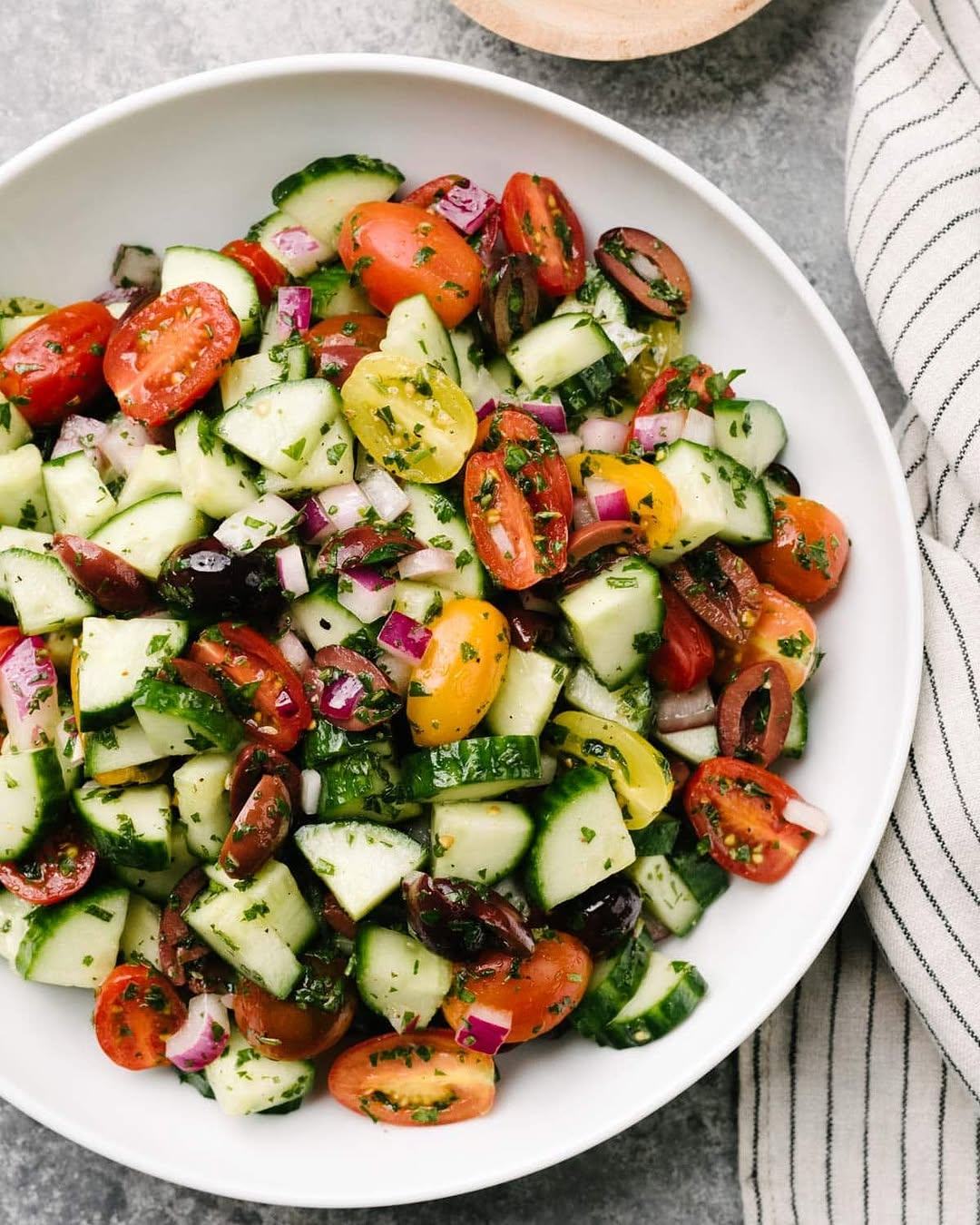 Mediterranean Cucumber Salad
