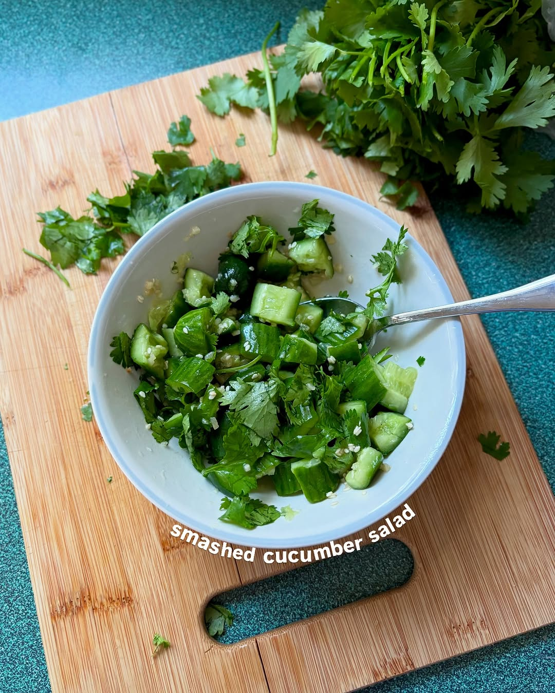 Smashed Cucumber Salad