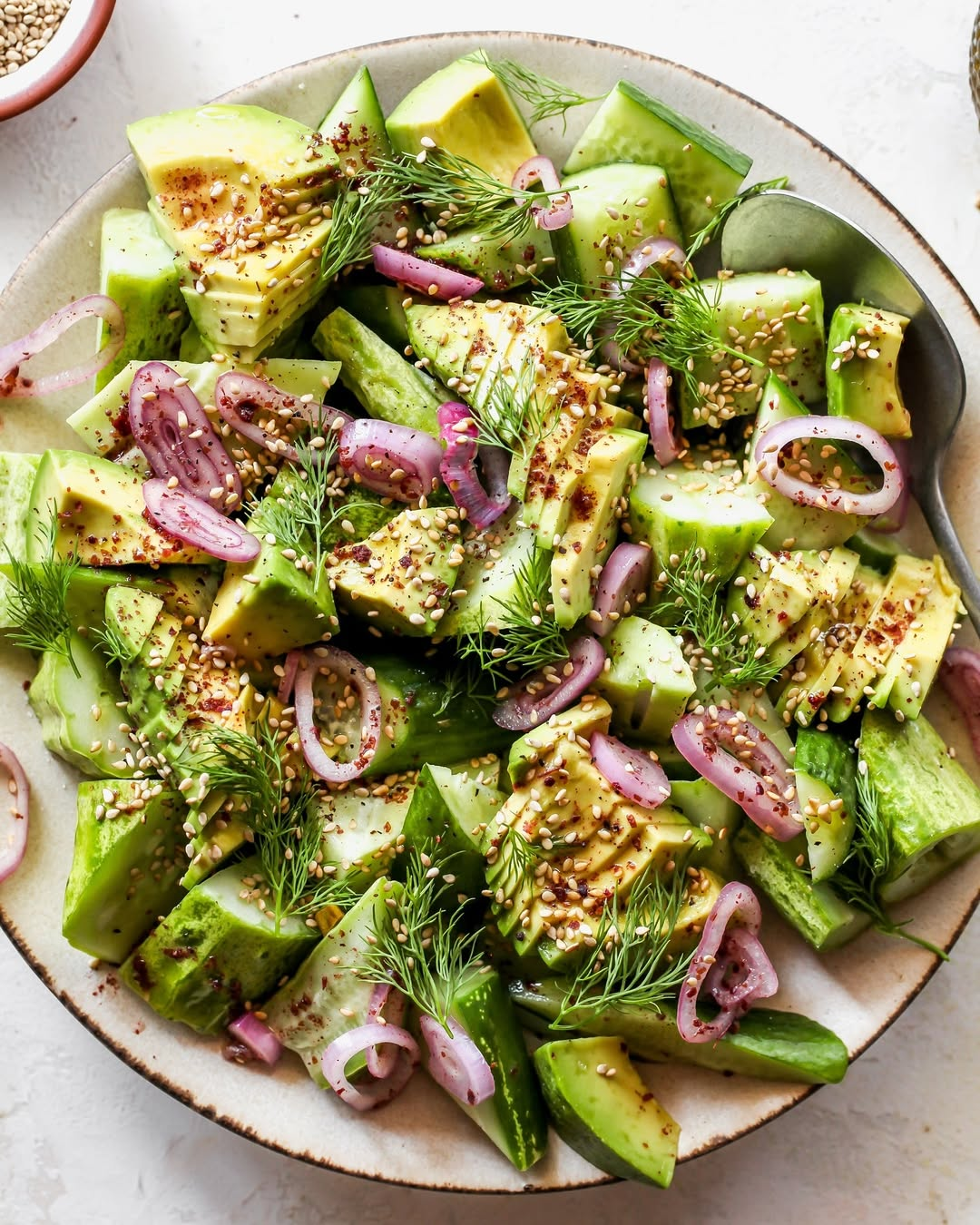 Cucumber Avocado Salad