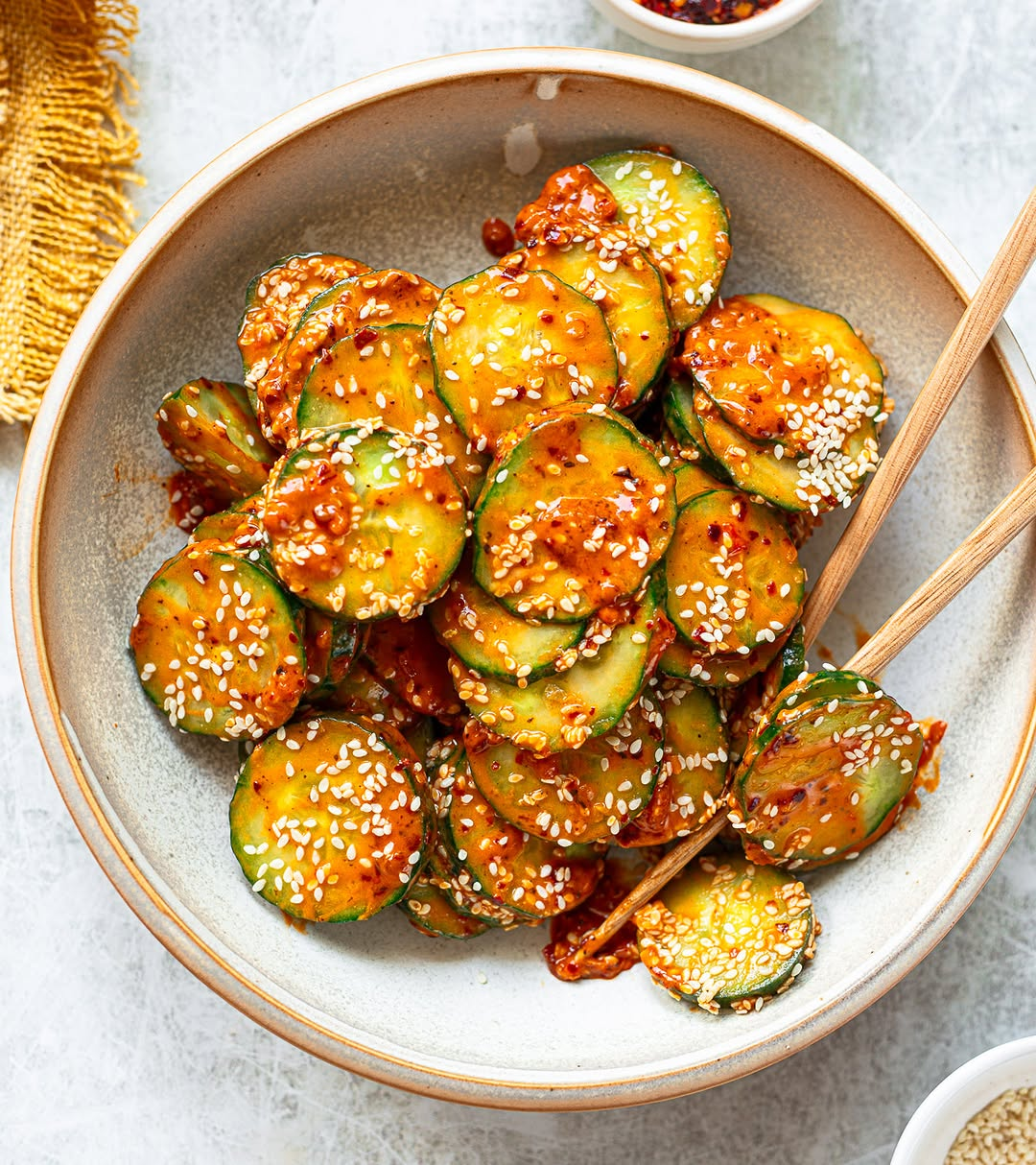 Peanut Chilli Cucumber Salad