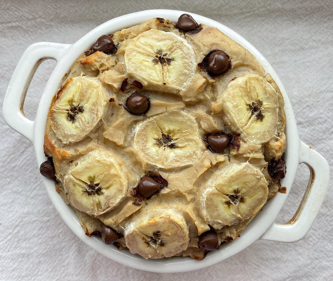 Chocolate Filled Banana Bread Oats