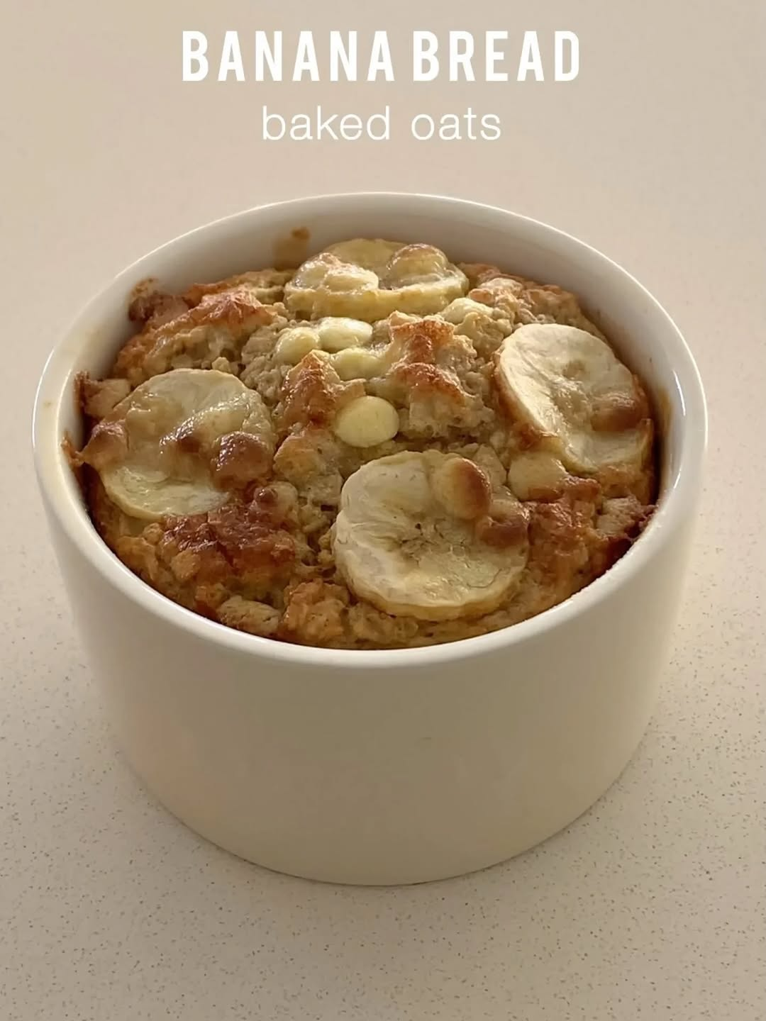 Banana Bread Baked Oats