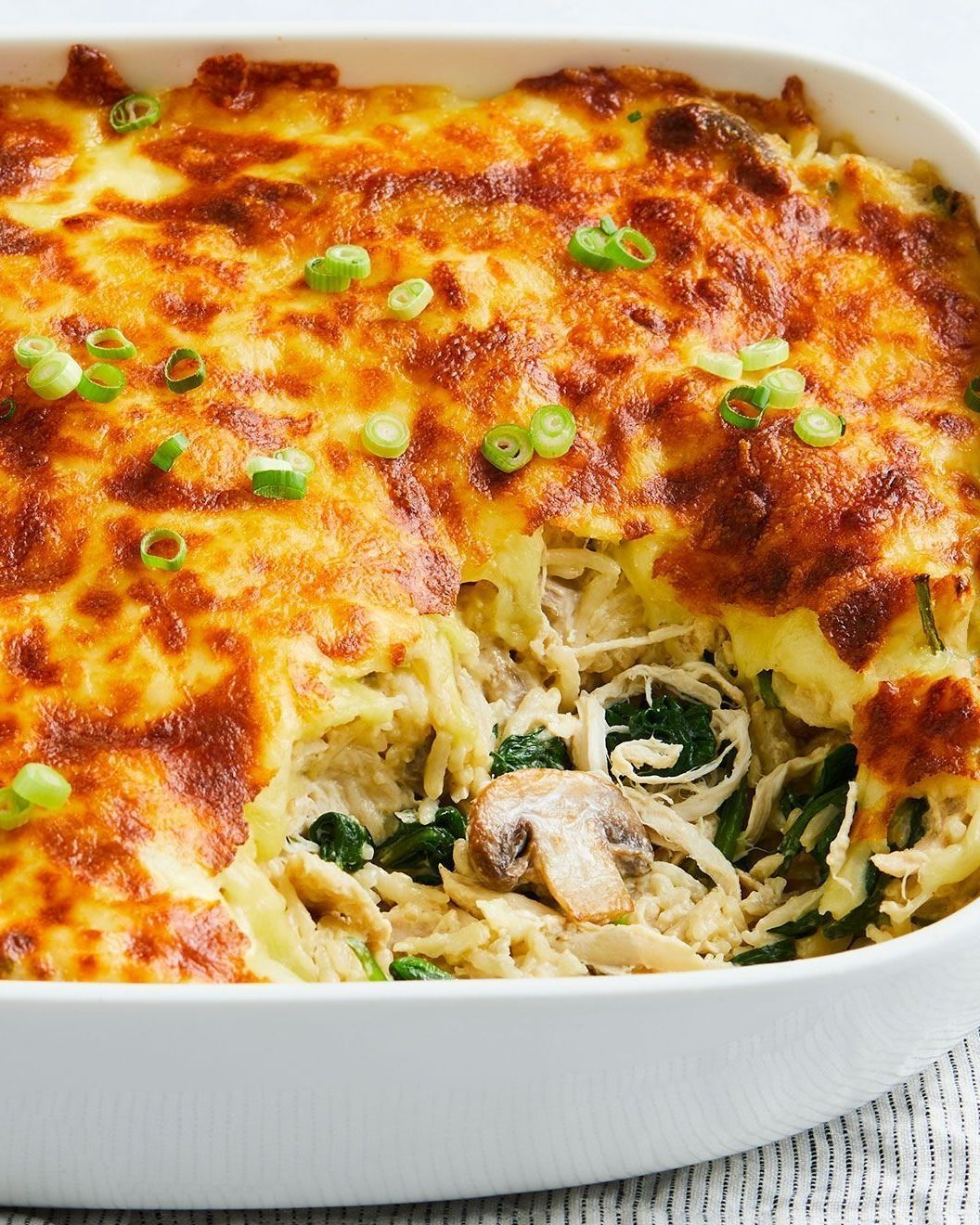 French Onion Chicken Rice Bake