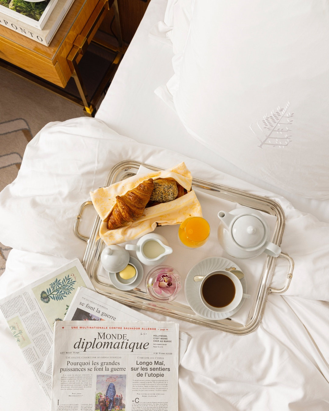 Parisian Elegance in Bed