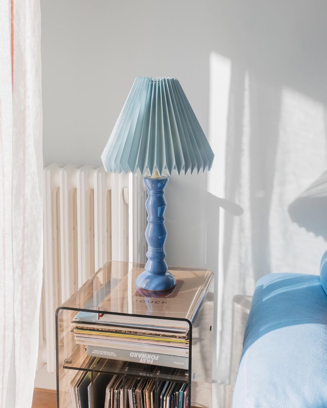 Perfect Blue Bedside Lamp