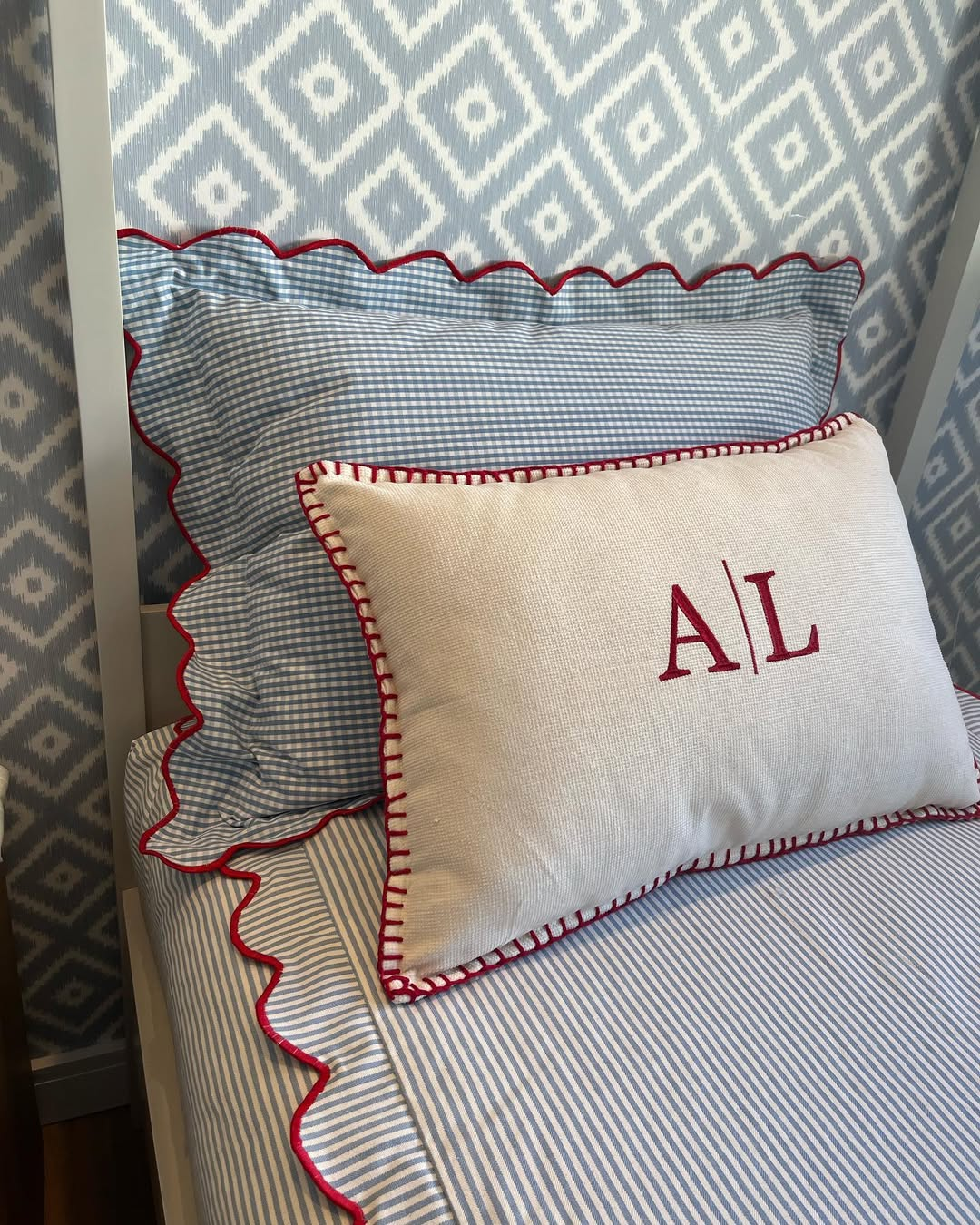 Personalised Blue Pillows