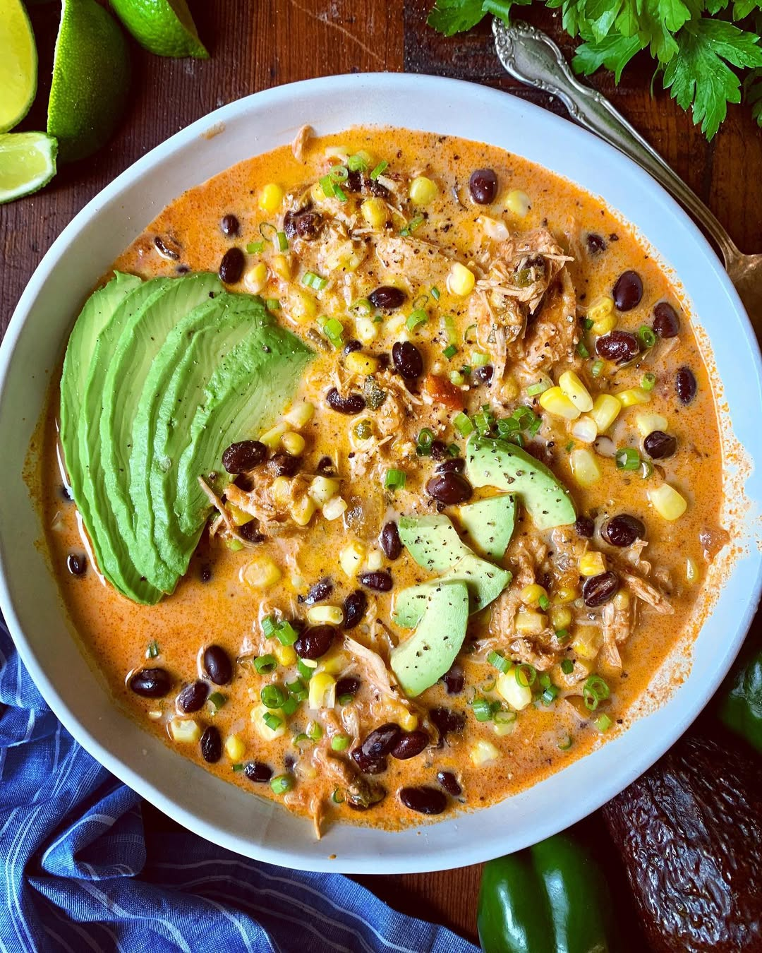 Creamy Chicken Enchilada Soup
