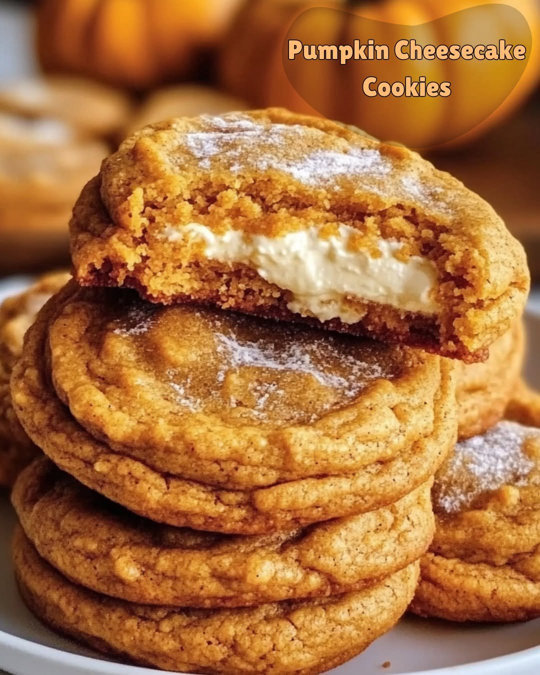 Pumpkin Cheesecake Cookies