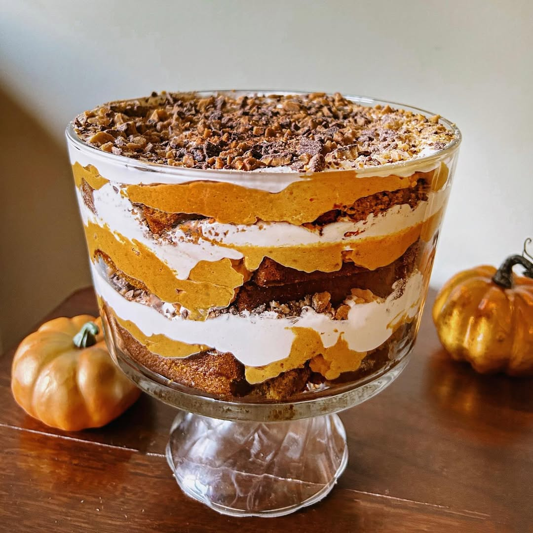 Pumpkin Spice Heath Bar Trifle