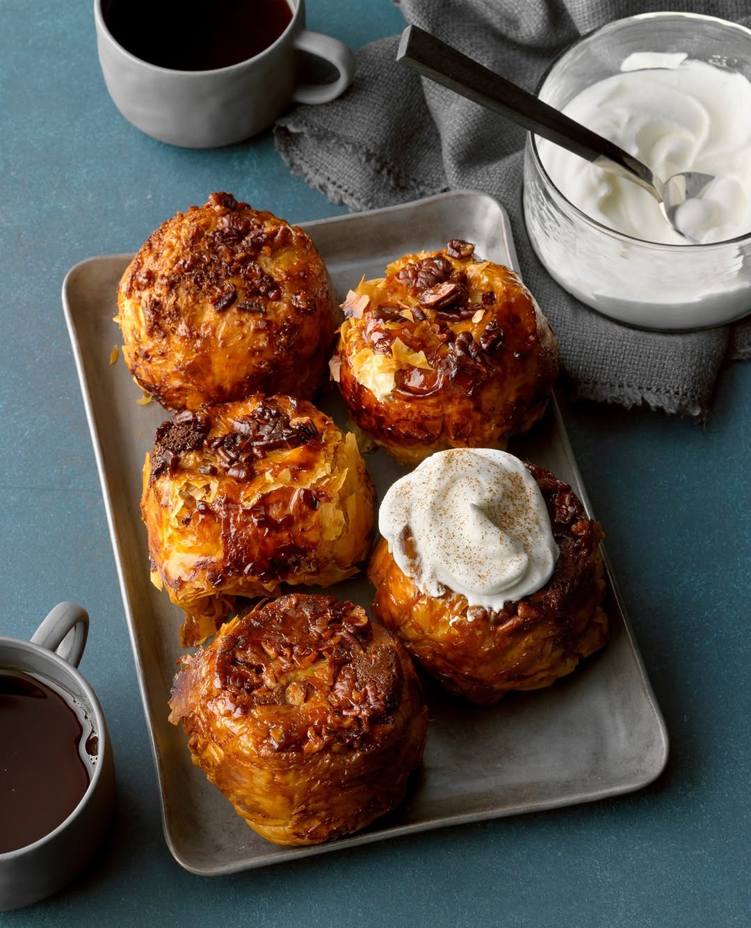 Upside-Down Pumpkin Pecan Tarts
