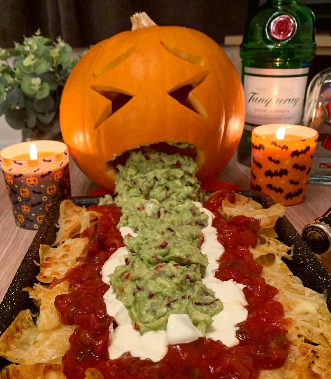 Sick Pumpkin Nachos