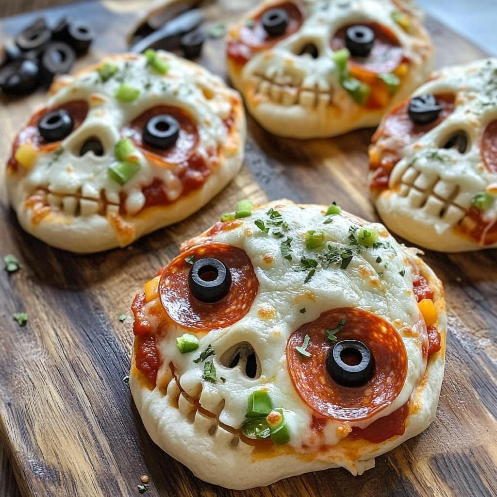 Skull Mini Pizzas