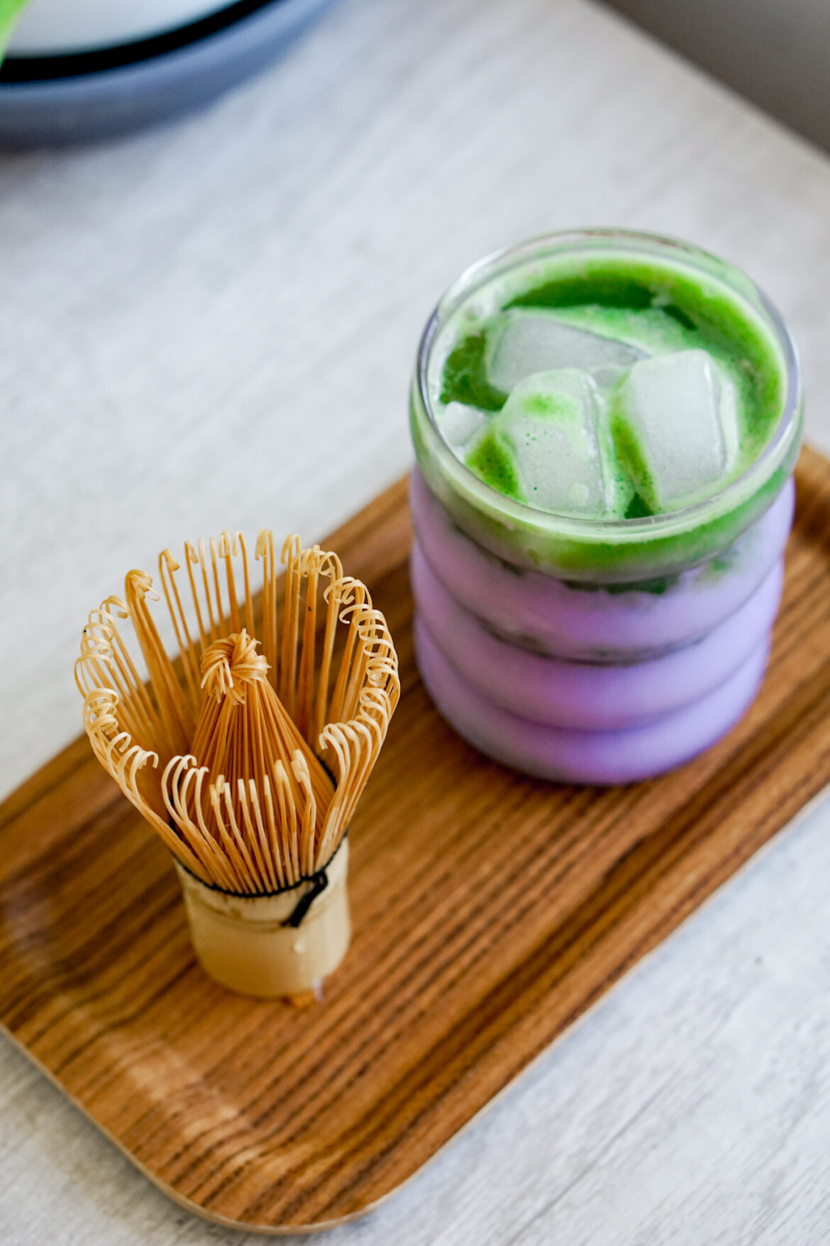 Ube Matcha Latte