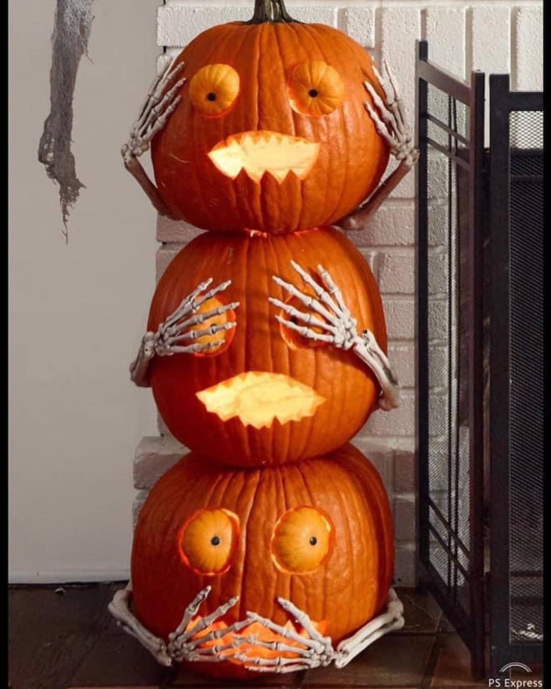 Three wise Pumpkins