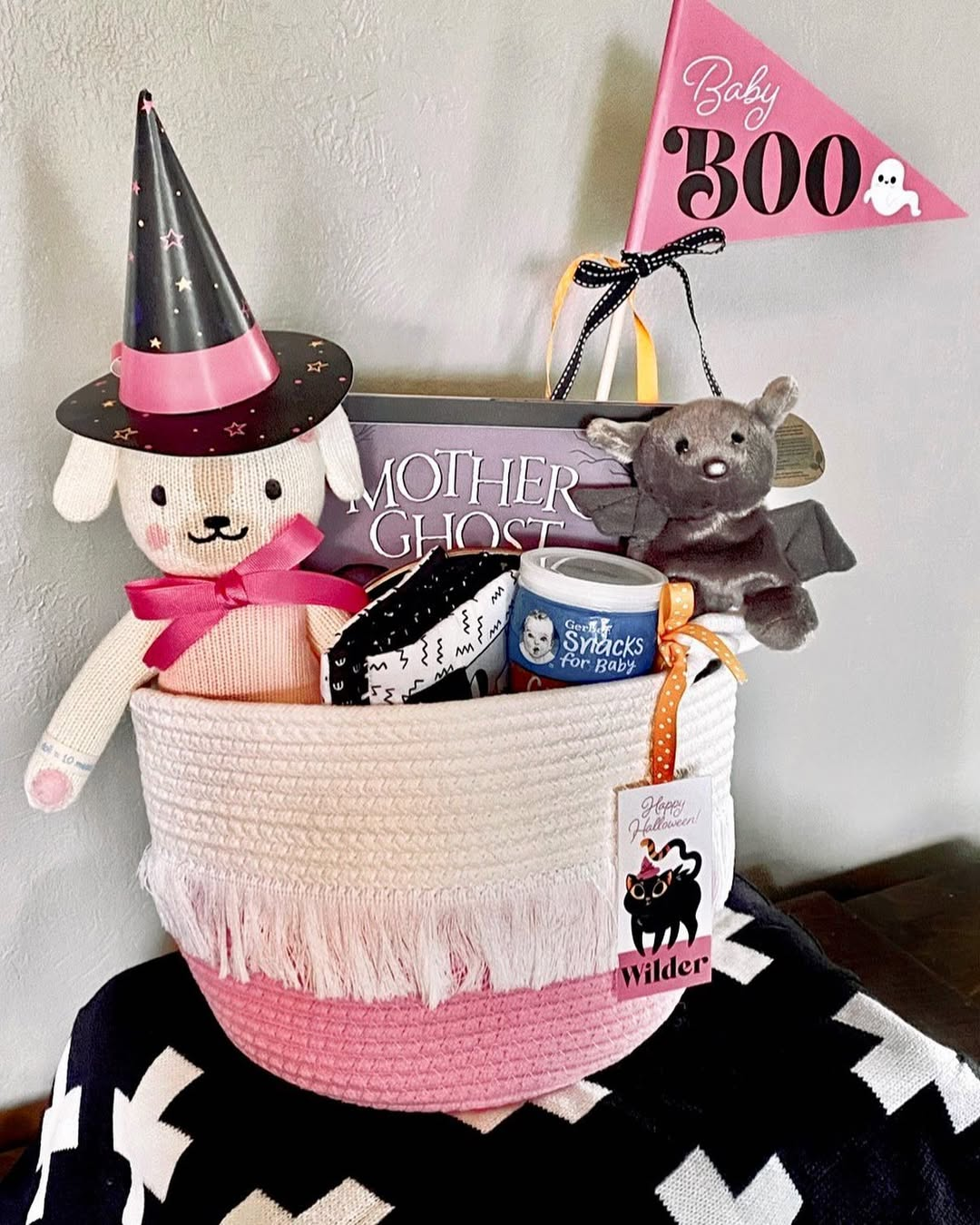 Pink Rope Basket