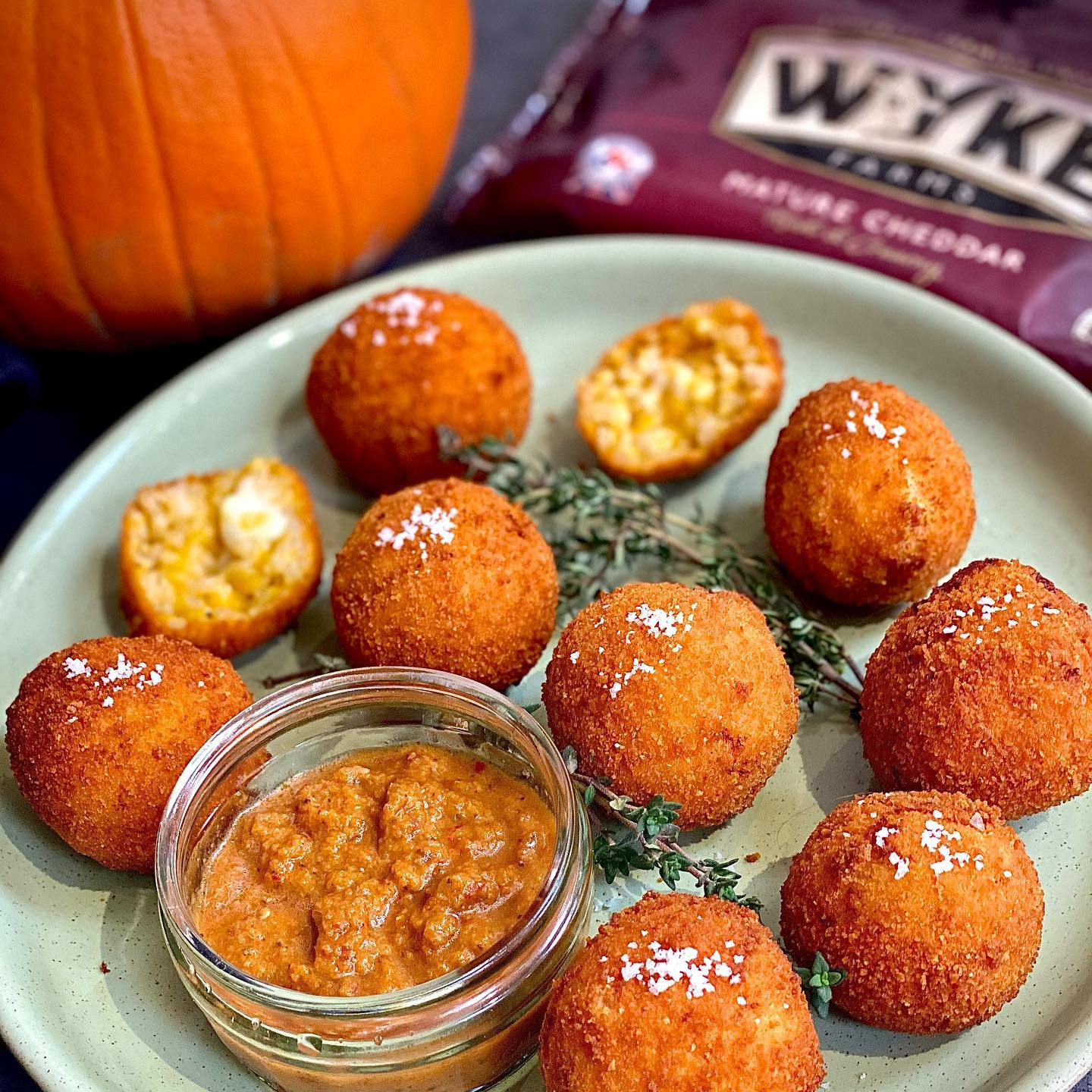 Cheese & Pumpkin Arancini Balls