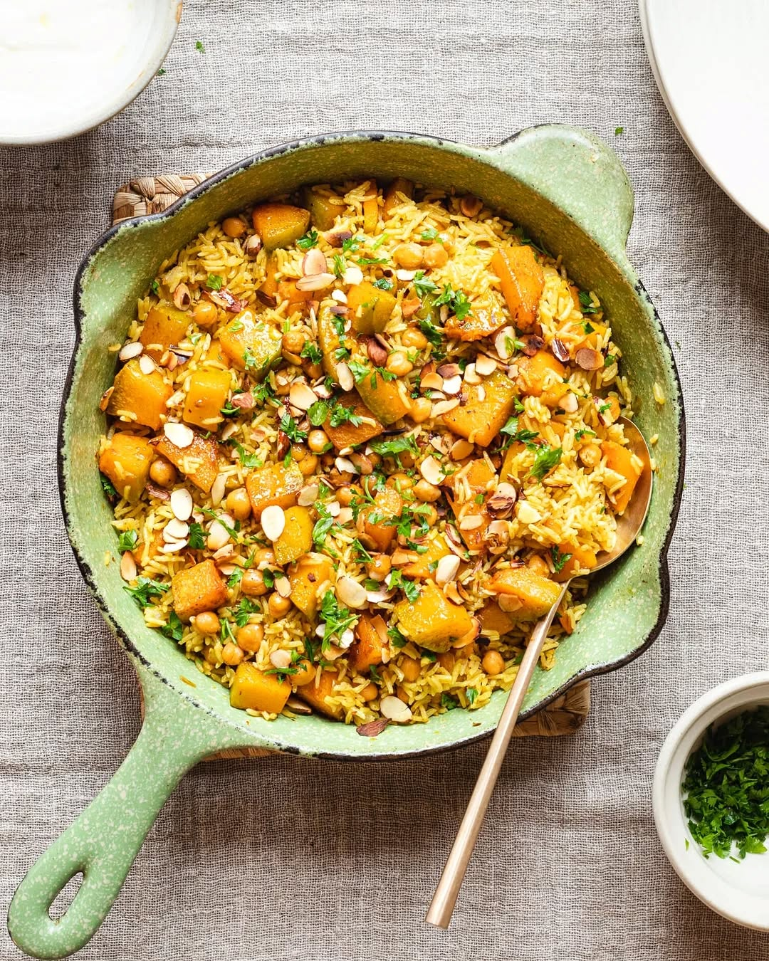 Pumpkin & Chickpea Pilaf