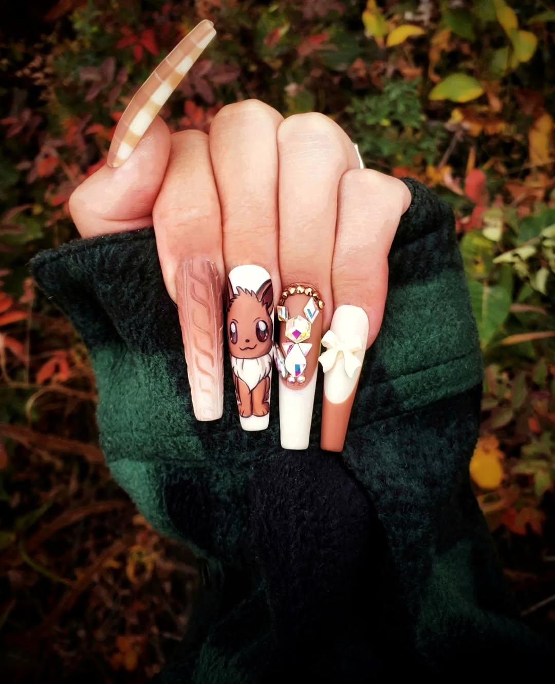 Eevee nails
