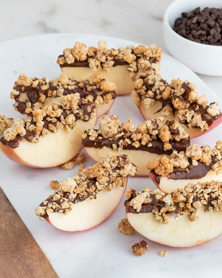 Granola Topped Apples