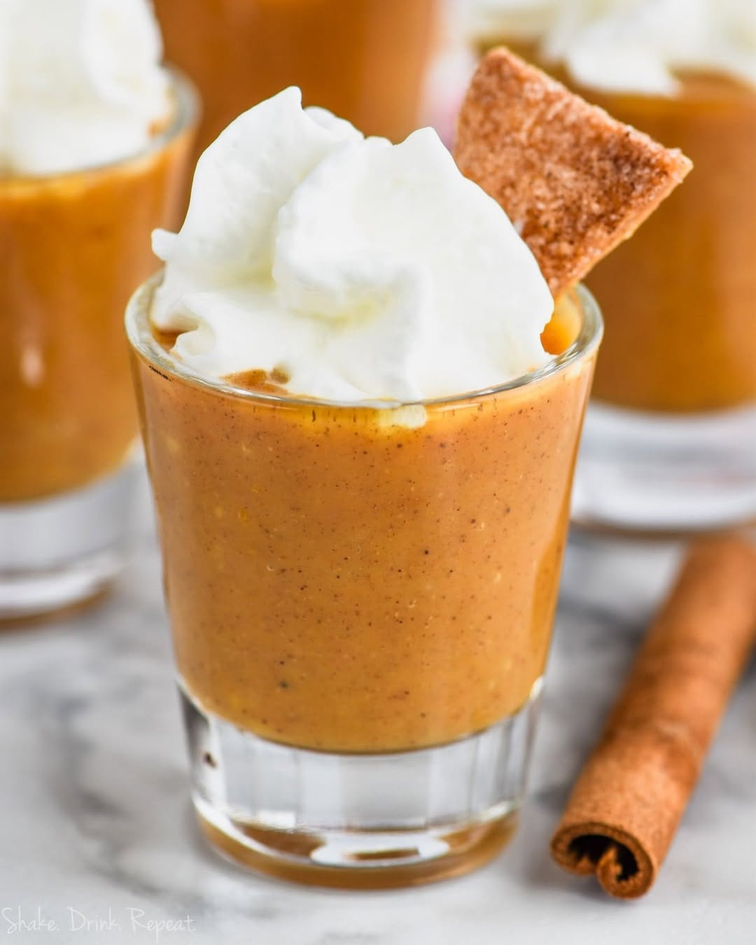 Pumpkin Pie Pudding Shots