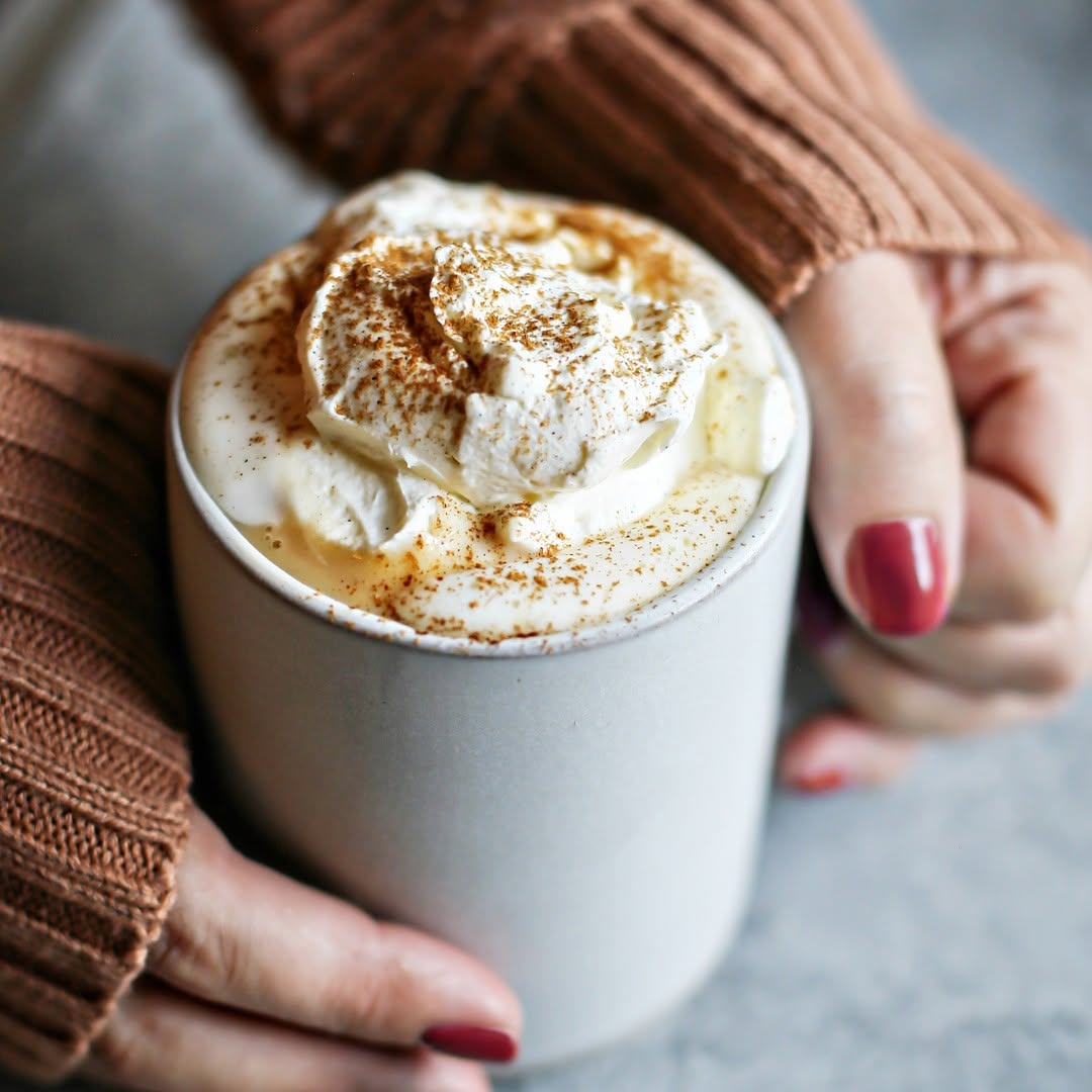 Pumpkin Spice White Hot Chocolate