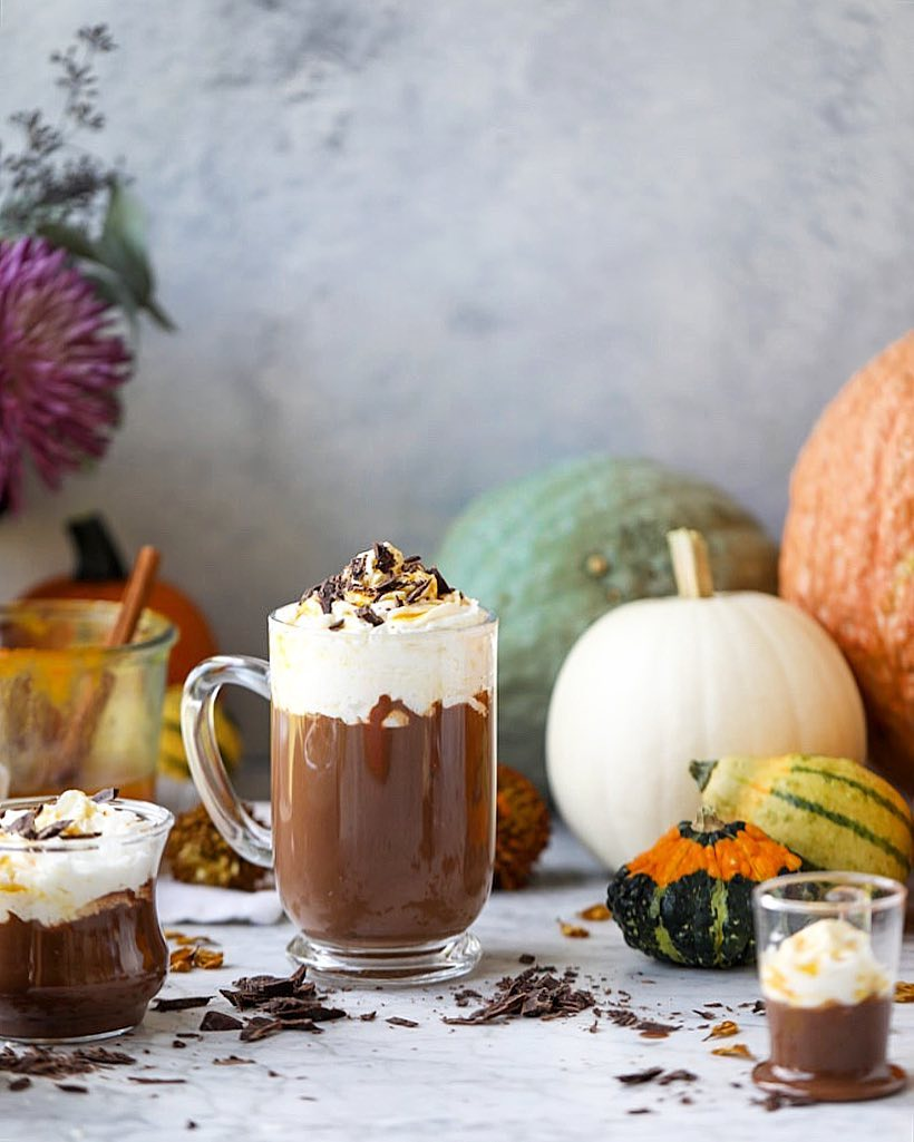 Pumpkin Coconut Hot Chocolate