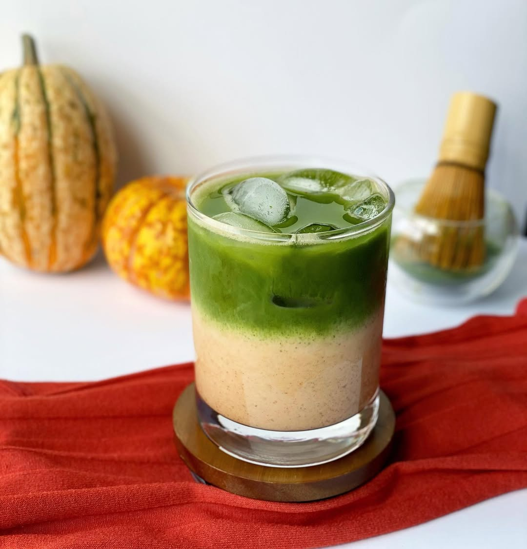 Pumpkin Spiced Matcha Latte