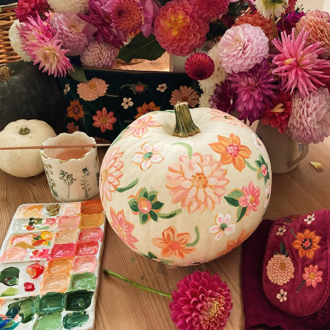Floral Pumpkin