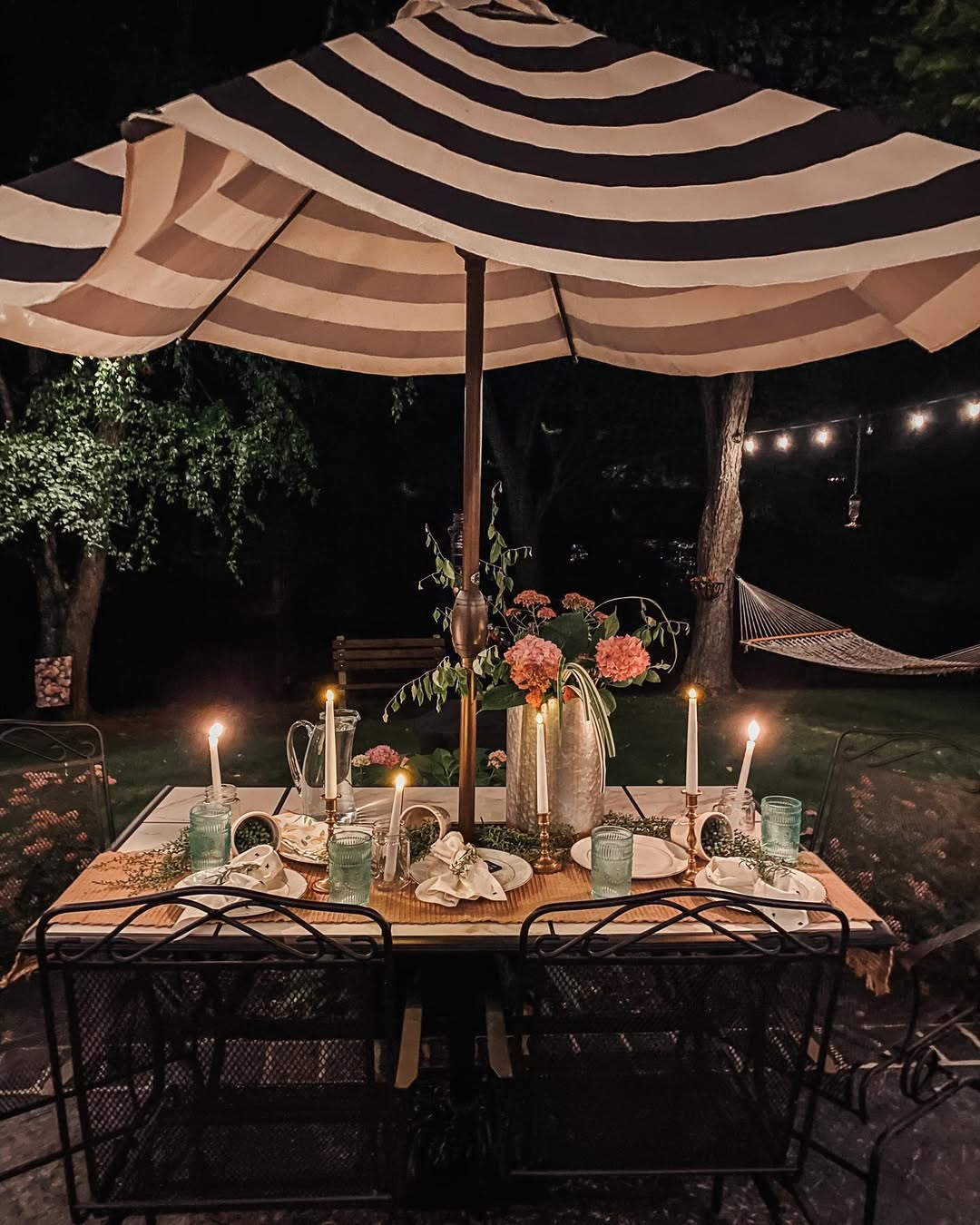 Backyard Dinner Date