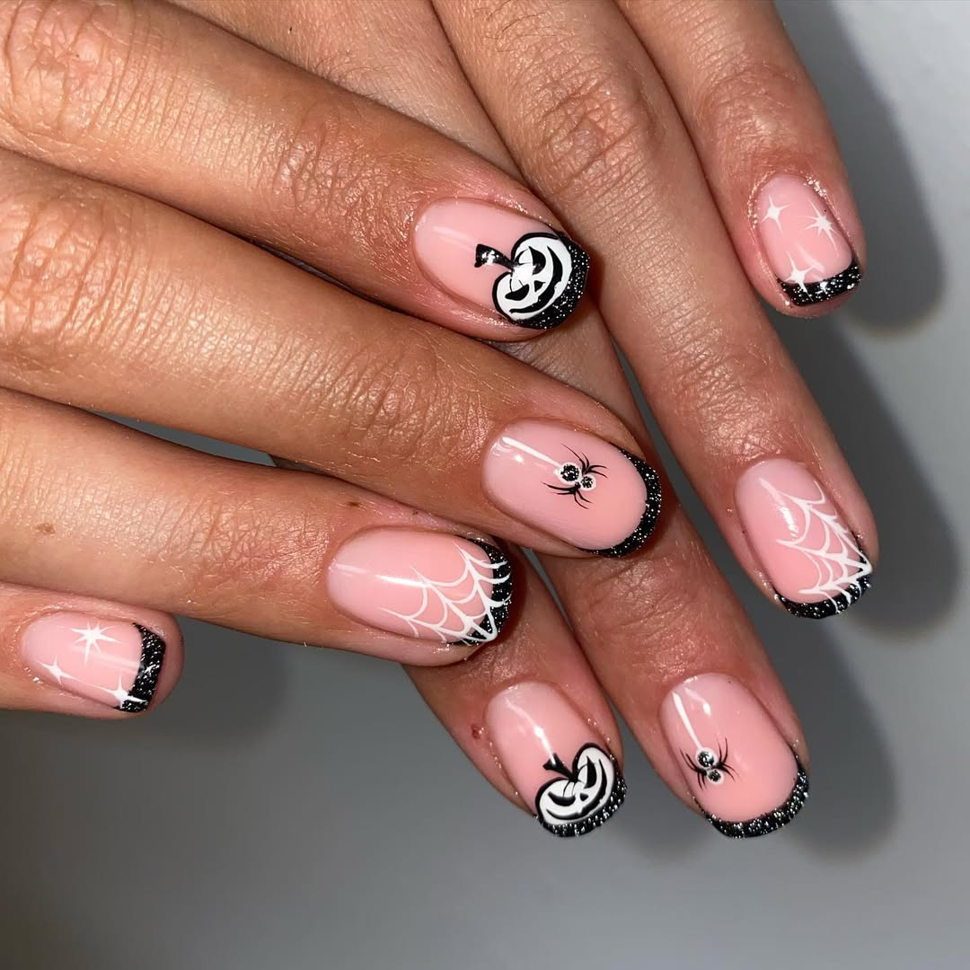 Glitter French Tips