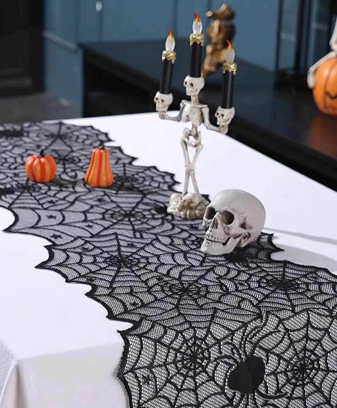 Spider Web Table Runner