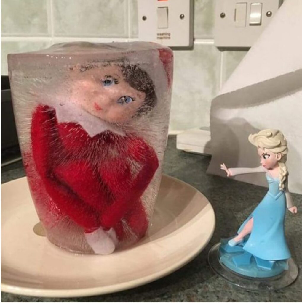 Let Elsa Freeze Your Mischievous Elf 